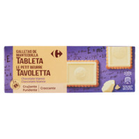 Carrefour Le Petit Beurre Tavoletta Cioccolato bianco