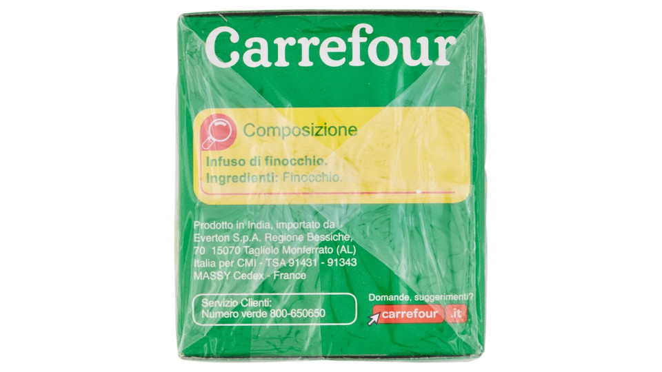 Carrefour Infuso di finocchio 20 filtri