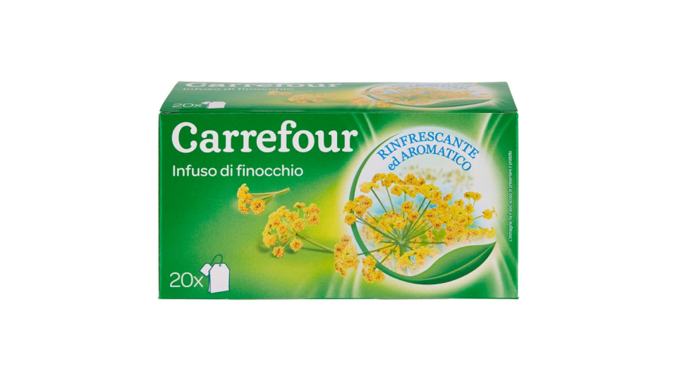 Carrefour Infuso di finocchio 20 filtri