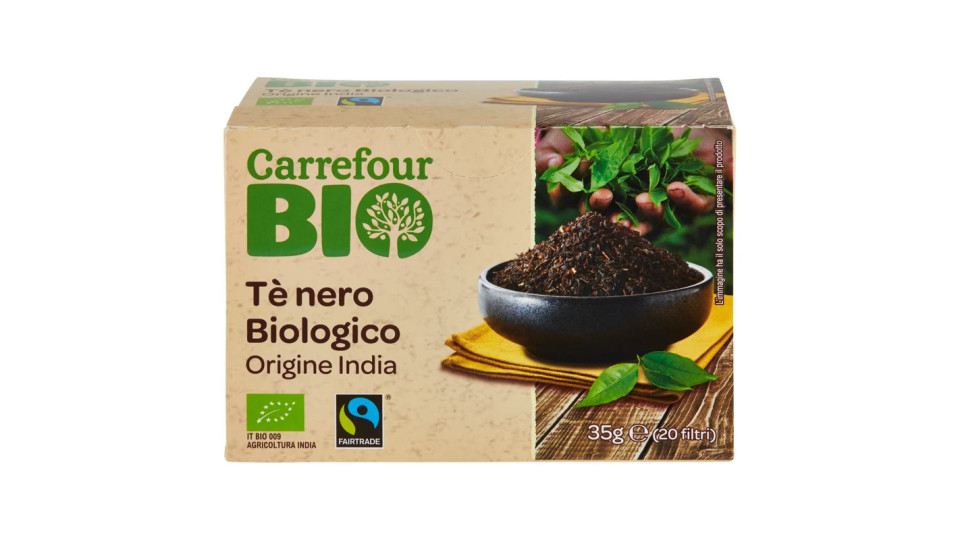 Carrefour Bio Tè nero Biologico Origine India