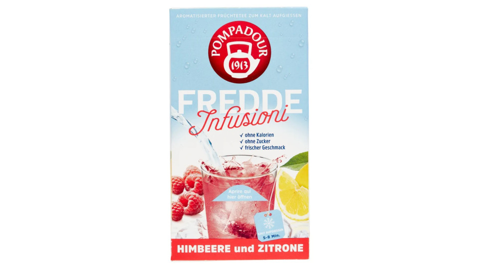 Pompadour Fredde infusioni lampone & limone
