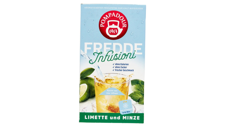 Pompadour Fredde infusioni lime & menta