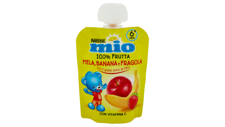 NESTLÉ MIO Yogurt Mela Fragola Merenda da spremere pouch
