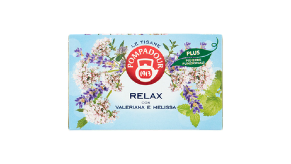 Pompadour Le Tisane Relax con Valeriana e Melissa