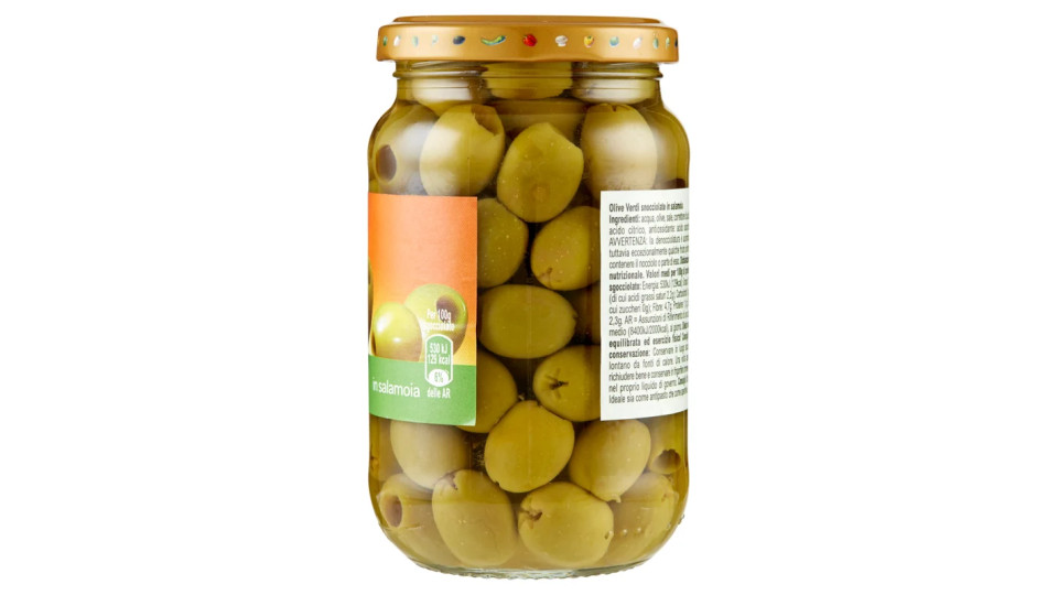 Carrefour Olive Verdi Snocciolate in salamoia