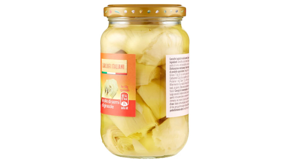 Carrefour Sottolio Carciofini Tagliati in olio di semi di girasole