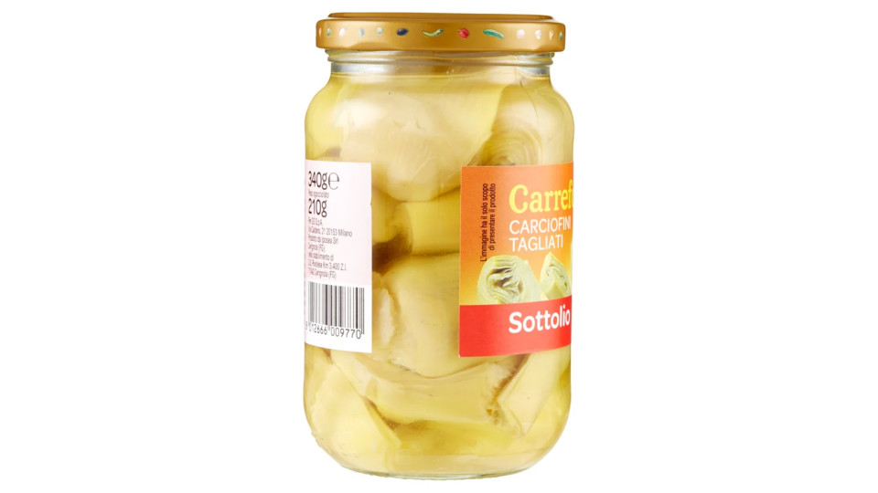 Carrefour Sottolio Carciofini Tagliati in olio di semi di girasole