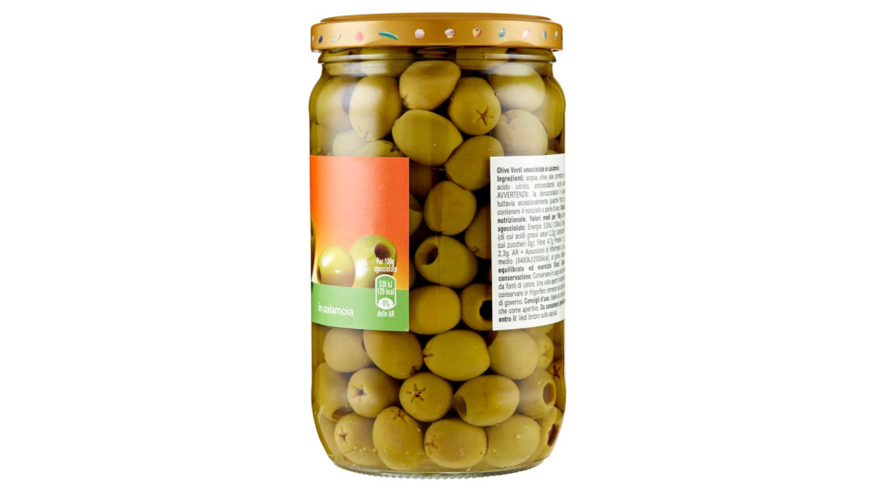 Carrefour Olive Verdi Snocciolate in salamoia