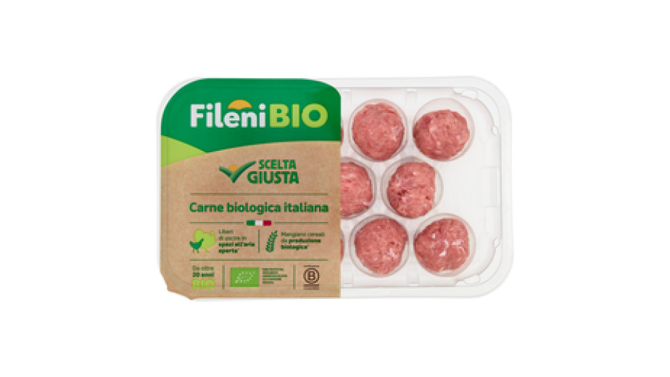 Fileni Bio POLPETTE DI POLLO E TACCHINO BIOLOGICHE