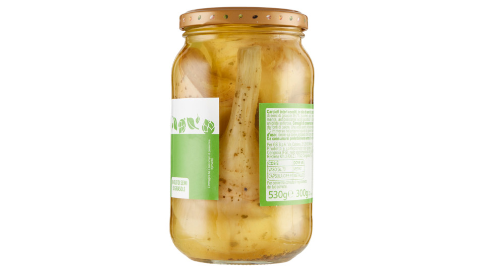 Carrefour Sottolio Carciofi alla Romana in olio di semi di girasole