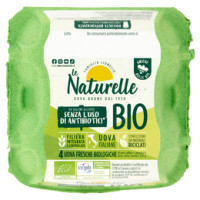 le Naturelle rustiche biologiche da Galline Allevate Senza l'Uso di Antibiotici* 4 uova
