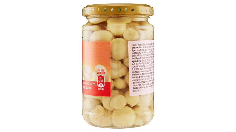 Carrefour Sottolio Funghi in olio di semi di girasole