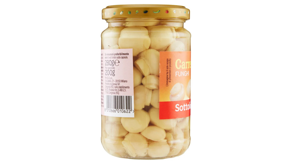 Carrefour Sottolio Funghi in olio di semi di girasole