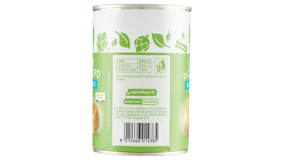 Carrefour Cuori di Carciofo al Naturale