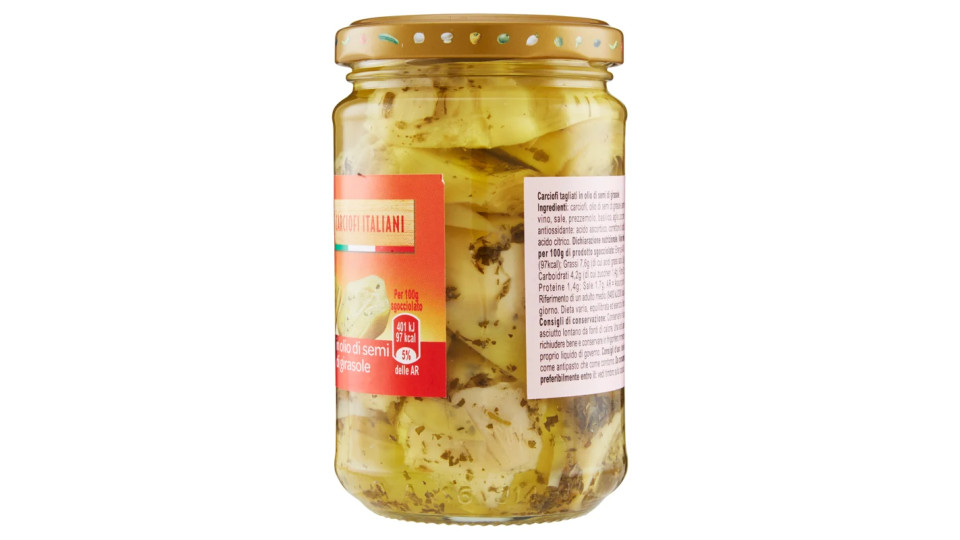 Carrefour Sottolio Carciofi a Spicchi in olio di semi di girasole