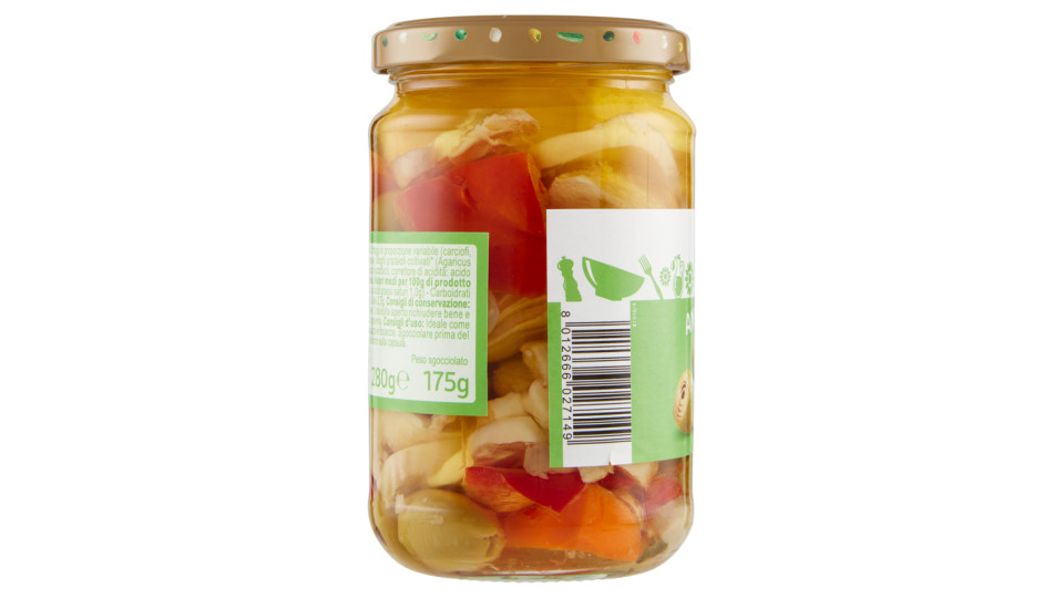 Carrefour Sottolio Antipasto in olio di semi di girasole