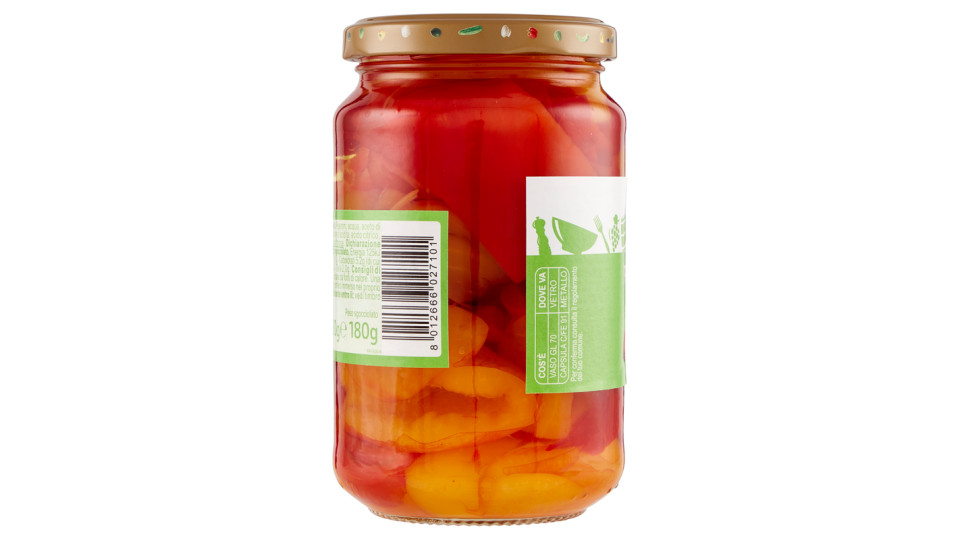 Carrefour Sottaceto Peperoni Bocconcini in aceto di vino