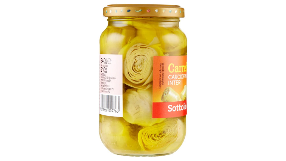 Carrefour Sottolio Carciofini Interi in olio di oliva