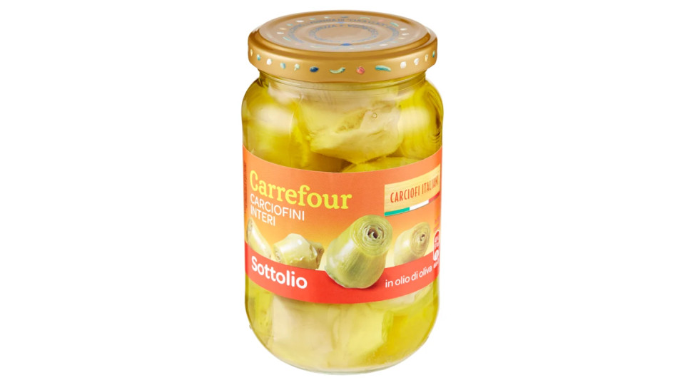 Carrefour Sottolio Carciofini Interi in olio di oliva