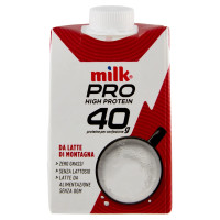 Milk, Pro High Protein 40g da 100% latte di montagna - da conservare in frigorifero 500 ml