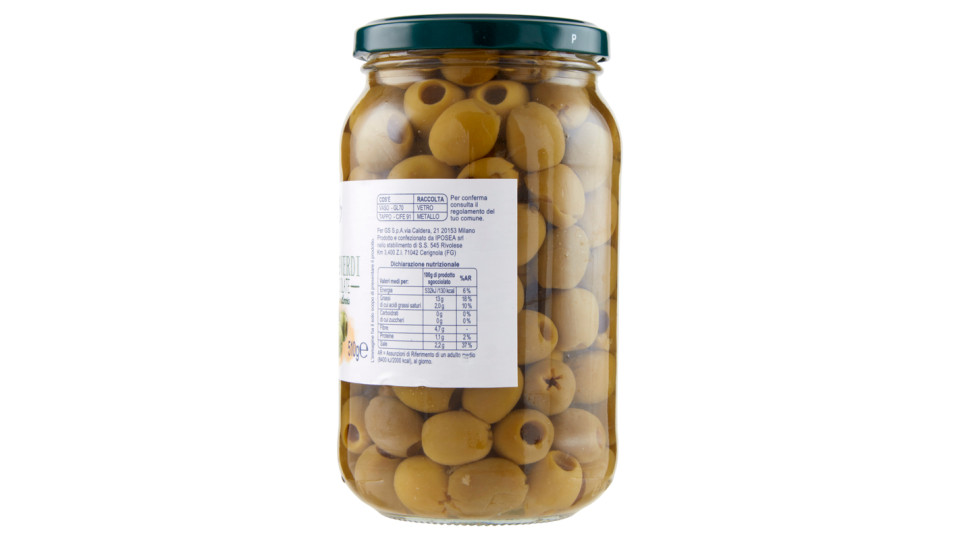 Coelsanus Olive verdi denocciolate