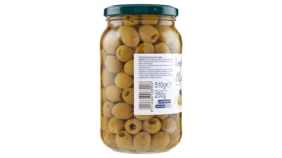 Coelsanus Olive verdi denocciolate