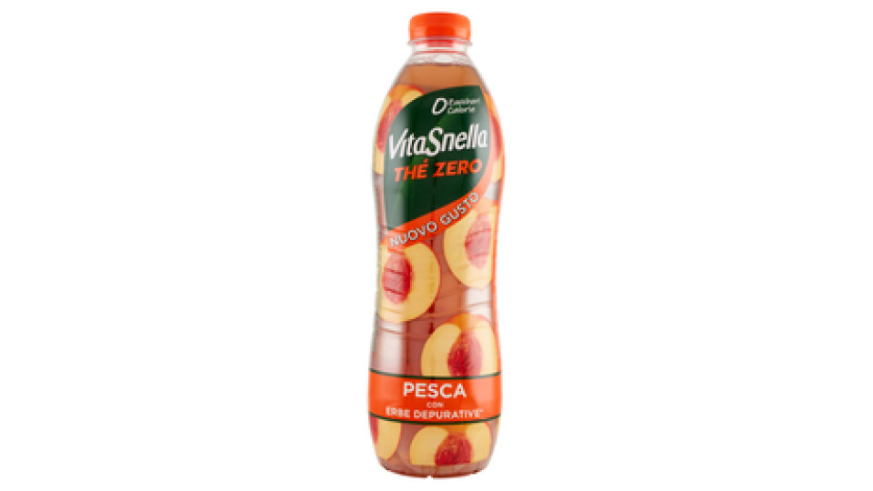 Vitasnella Thé Zero Pesca con Erbe Depurative* 1,25 L