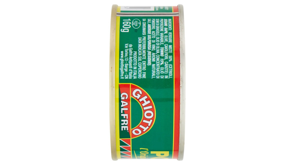 Galfrè Ghiotto Antipasto Po verdure e tonno