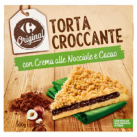 Carrefour Torta croccante con crema alle nocciole e cacao