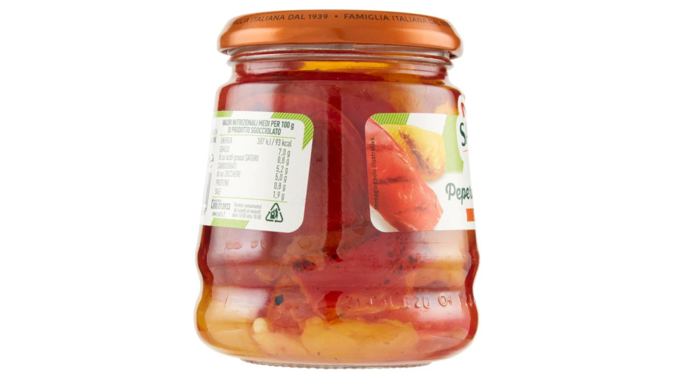 Sacla peperoni grigliati