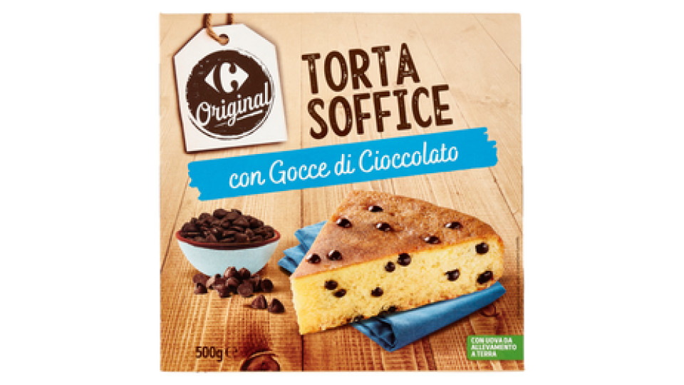 Carrefour Torta soffice con gocce di cioccolato