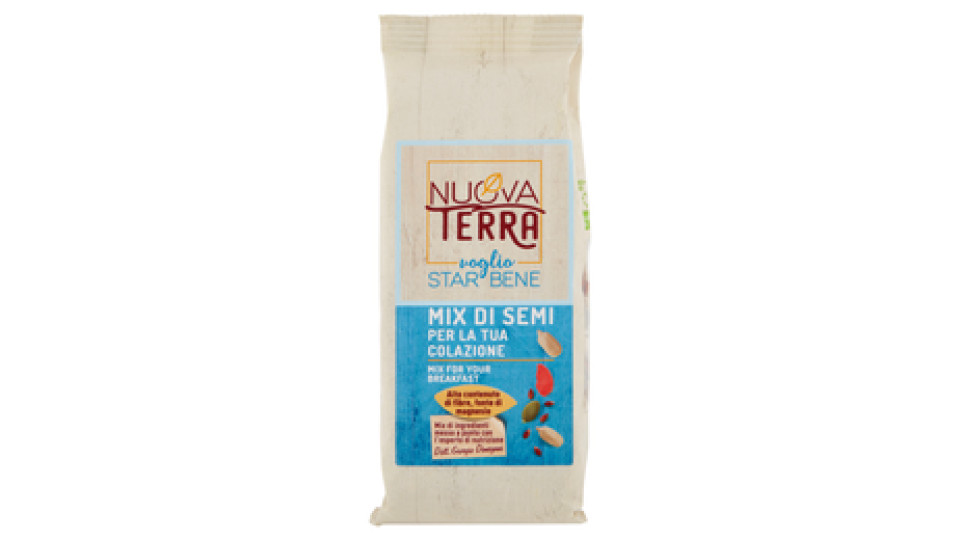 Nuova Terra voglio Star Bene Mix di Semi per la Tua Colazione 150 g
