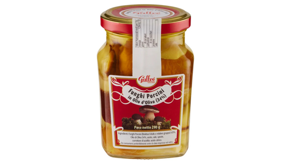 Galfrè Giacomo Funghi Porcini in Olio d'Oliva (34%)