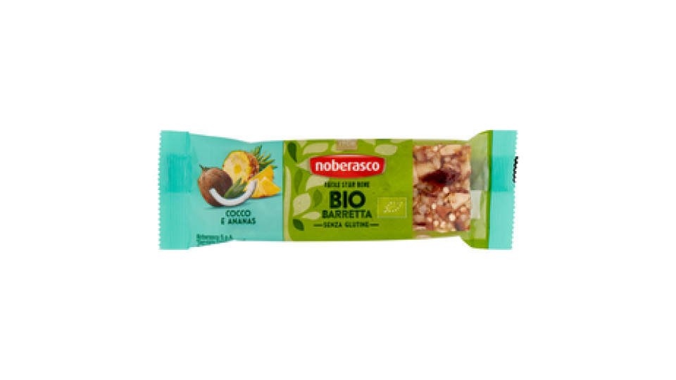 noberasco Bio Barretta Cocco e Ananas 30 g