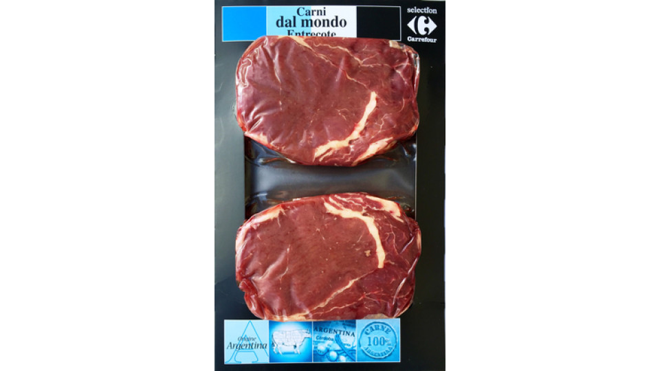 Entrecote di Bovino Adulto porzionata 