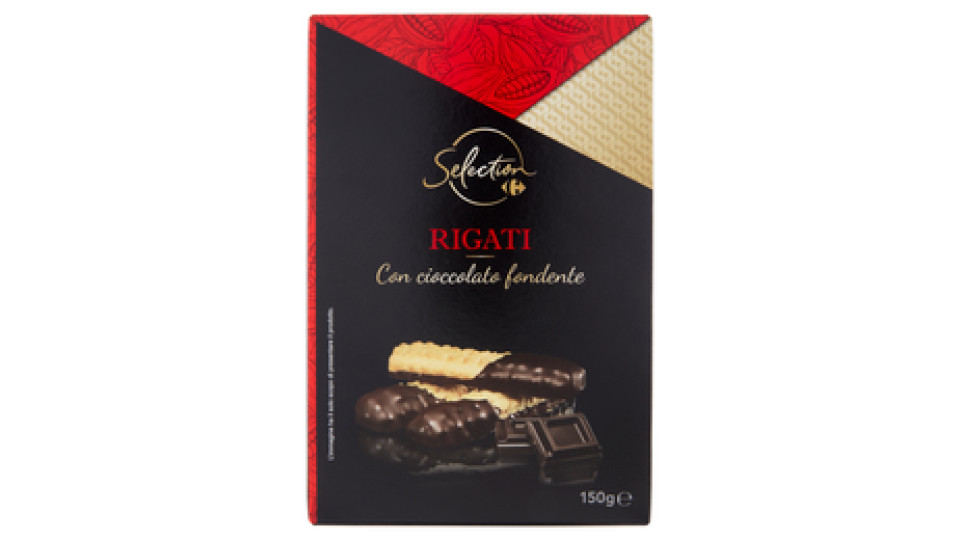 Carrefour Selection Rigati con cioccolato fondente