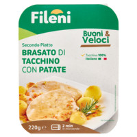 Brasato di tacchino con patate