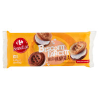 Carrefour Biscotti Farciti Gusto Vaniglia