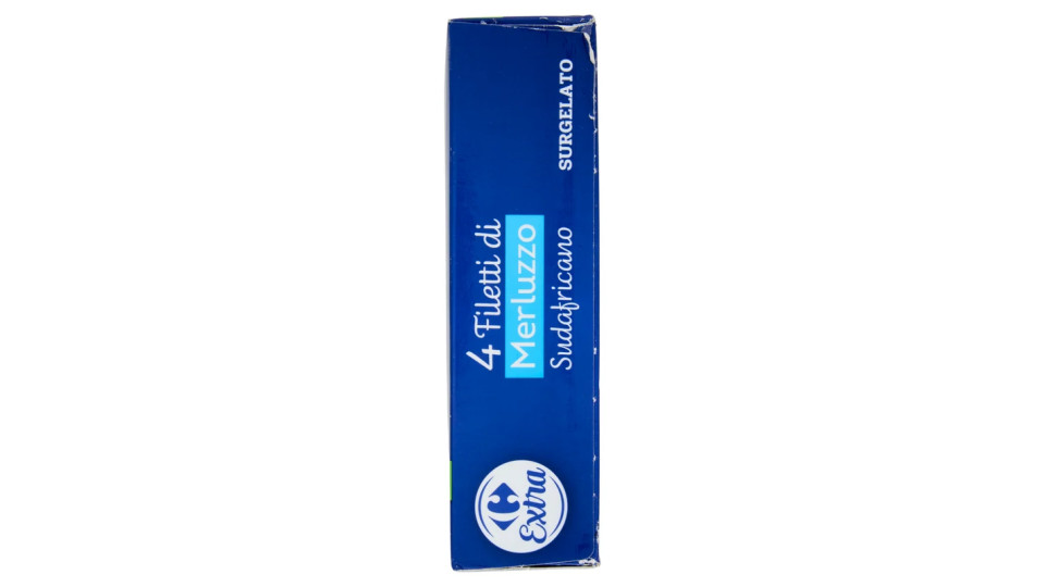 Carrefour Filetti di Merluzzo Sudafricano Surgelato 4 pezzi