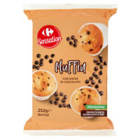 Carrefour Muffin al Cacao con gocce di cioccolato