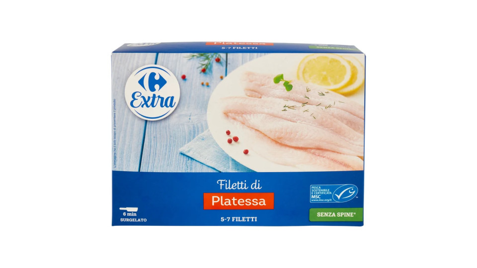 Carrefour Filetti di Platessa Surgelato