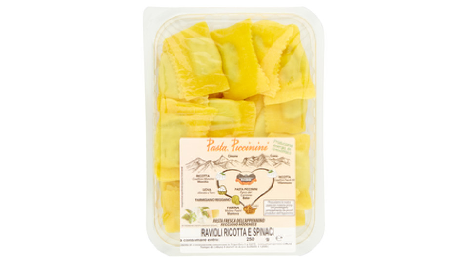 Ravioli Ricotta e Spinaci dell'Appennino Reggiano Modenese 0,250 Kg