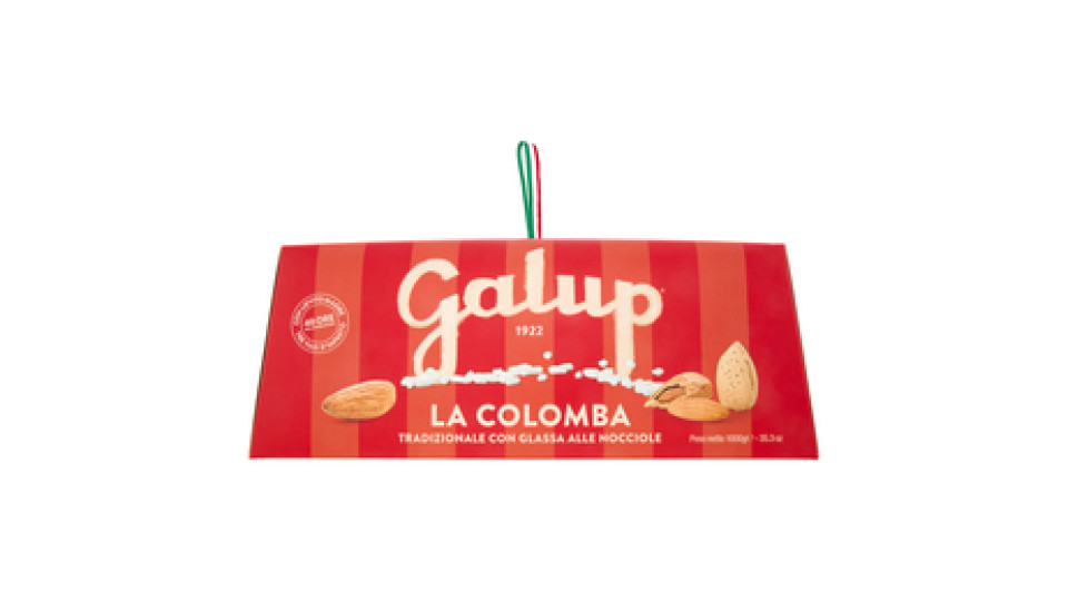 Galup la Colomba Classica con Glassa Fatta a Mano alle Nocciole*