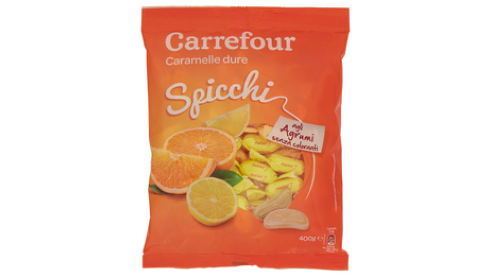 Carrefour Spicchi agli Agrumi caramelle dure