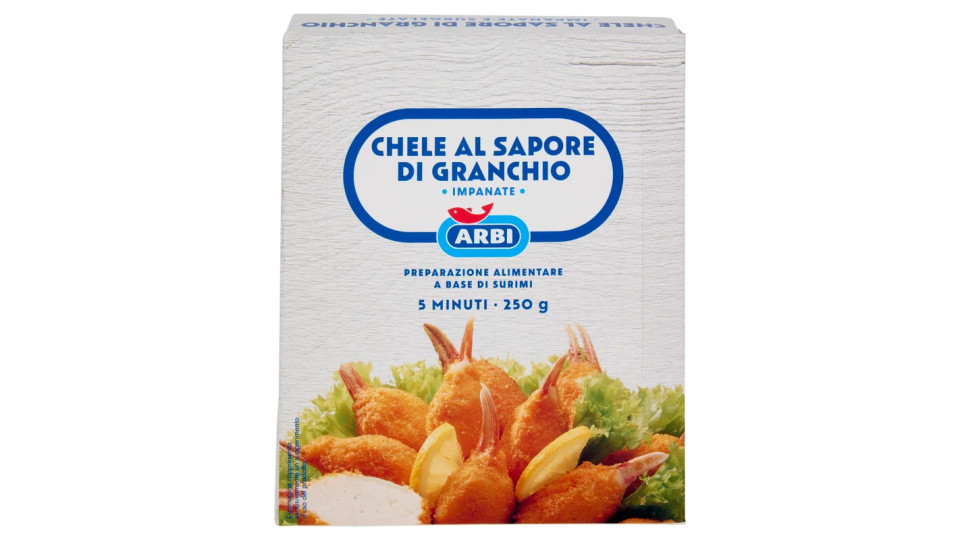 Arbi Chele al Sapore di Granchio Impanate Surgelato