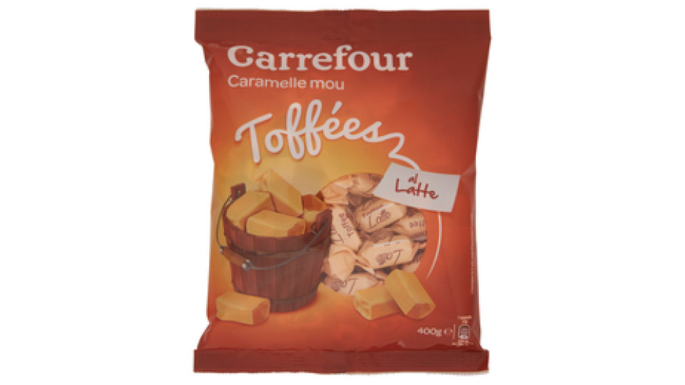 Carrefour Toffées al Latte caramelle mou