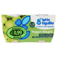 latte tigullio Yogurt Magro Mela verde