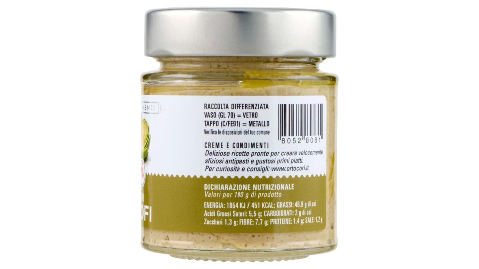 ortoCori Creme e Condimenti Crema di Carciofi
