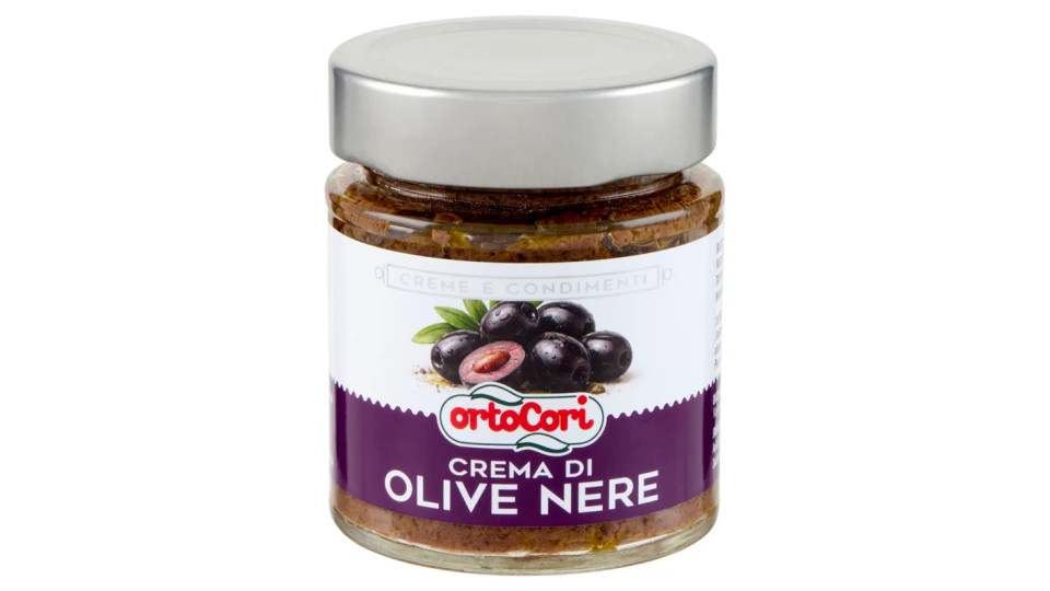 ortoCori Creme e Condimenti Crema di Olive Nere