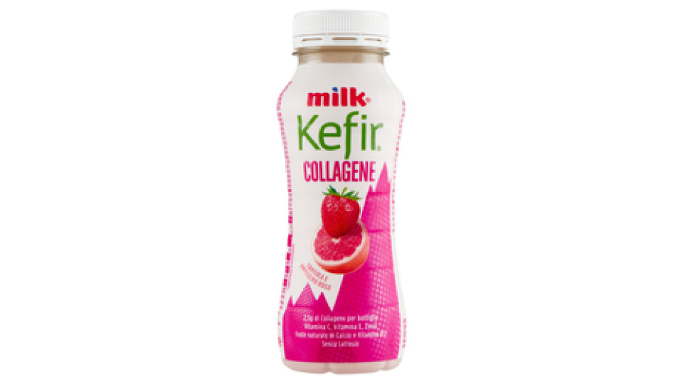 Milk Kefir Collagene Fragola e Pompelmo Rosa 200 g